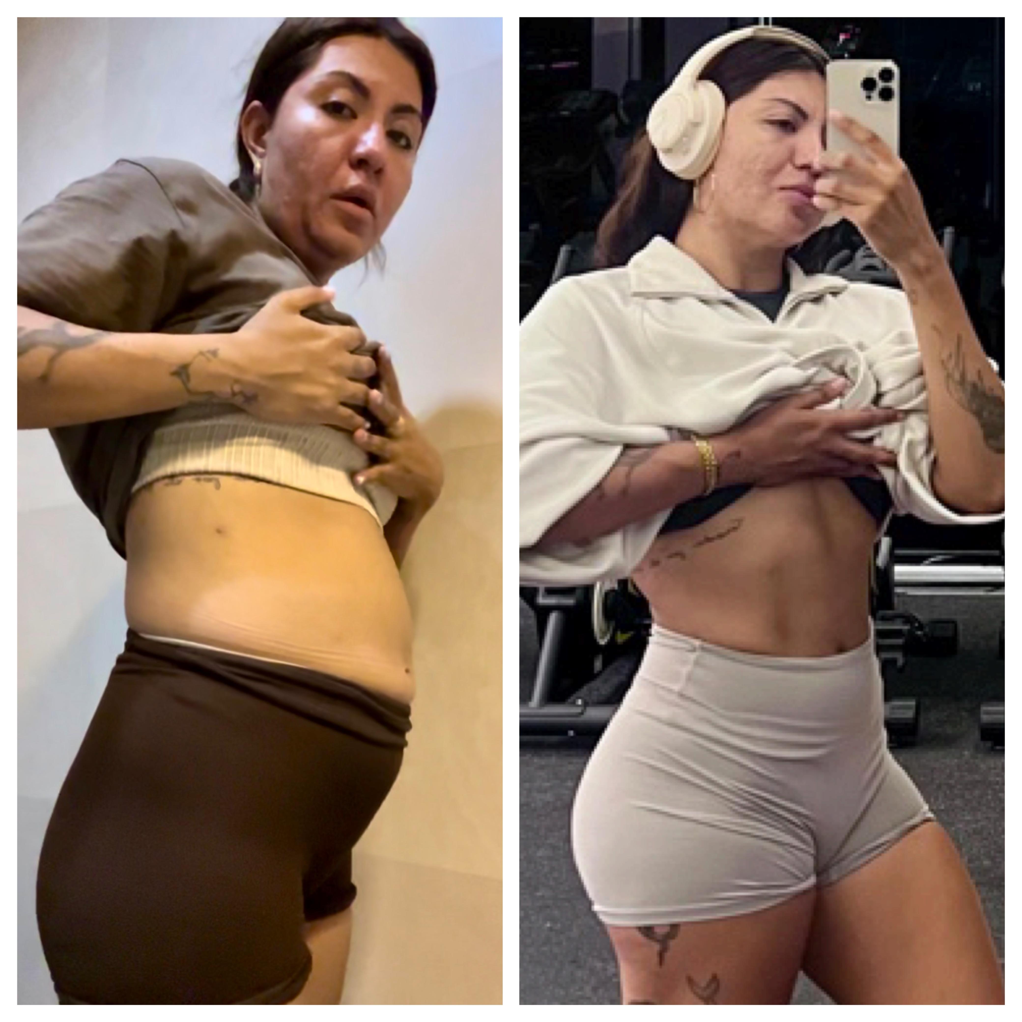 Transformación de Olympia, antes y después