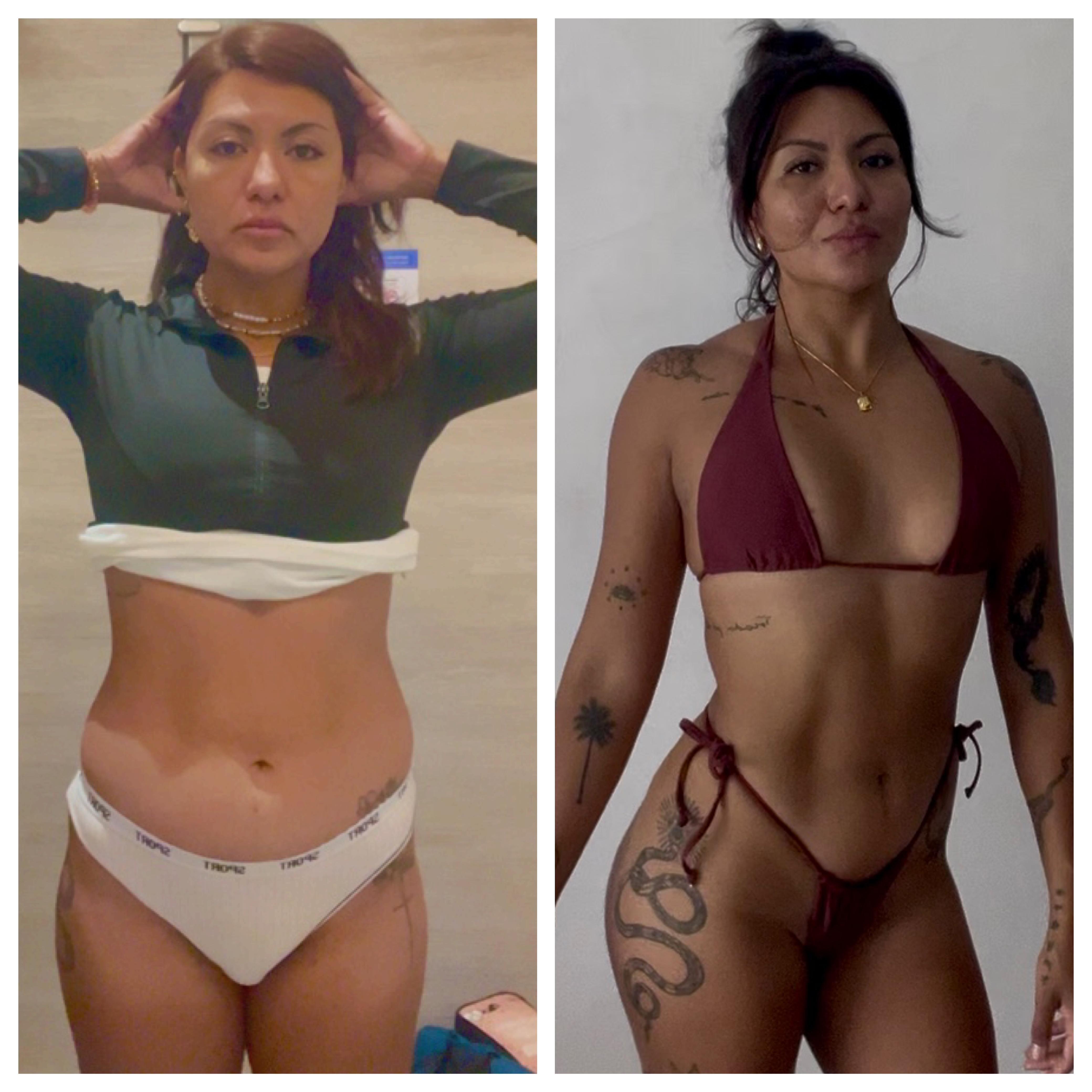 Transformación de Olympia, antes y después